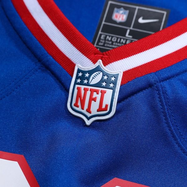 Custom Jaxson Dart New York Giants Alternate 2 Classic Game Jersey Royal