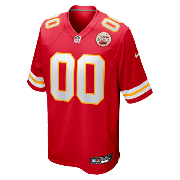 Custom Kansas City Chiefs Custom Game Jersey Red