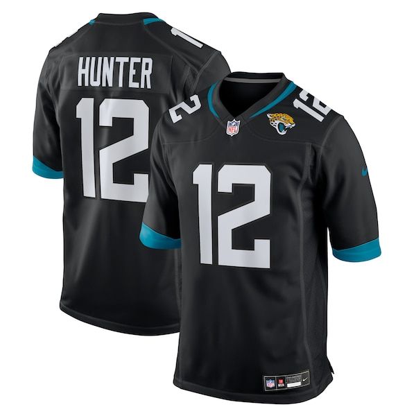 Custom Travis Hunter Jacksonville Jaguars Alternate Game Jersey Black