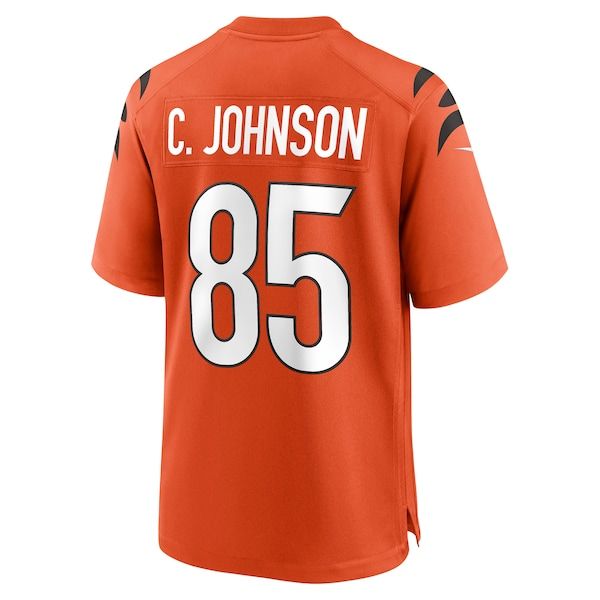 Custom Chad Johnson Cincinnati Bengals Retired Player Alternate Game Jersey Orange
