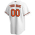 Custom Baltimore Orioles Home Replica Custom Jersey White