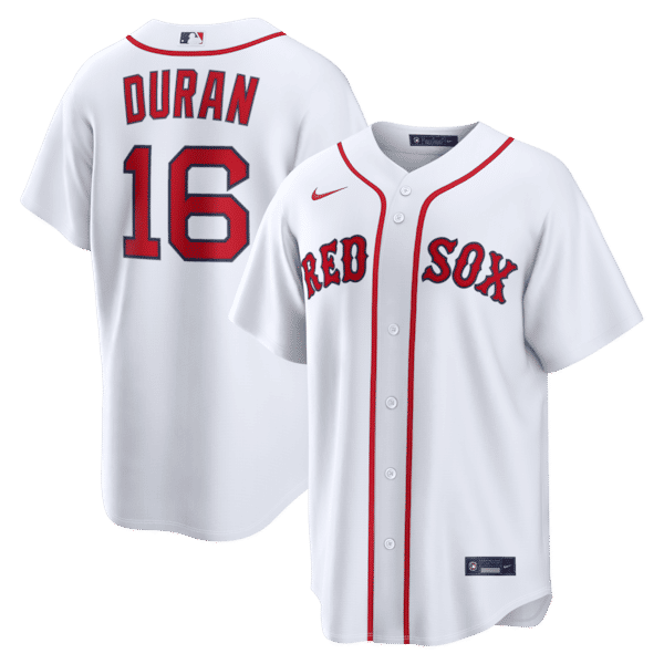 Custom Jarren Duran Boston Red Sox Home Replica Jersey White