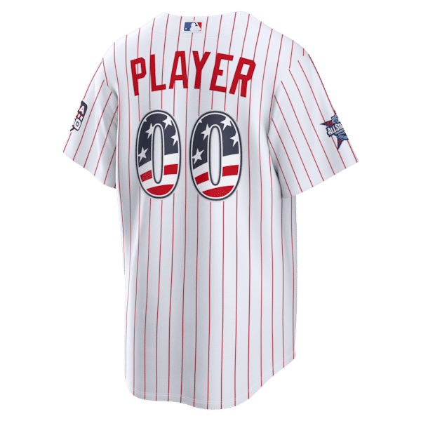 Custom Philadelphia Phillies 2026 All-Star Game Stars & Stripes Stadium Pick-A-Player Jersey White