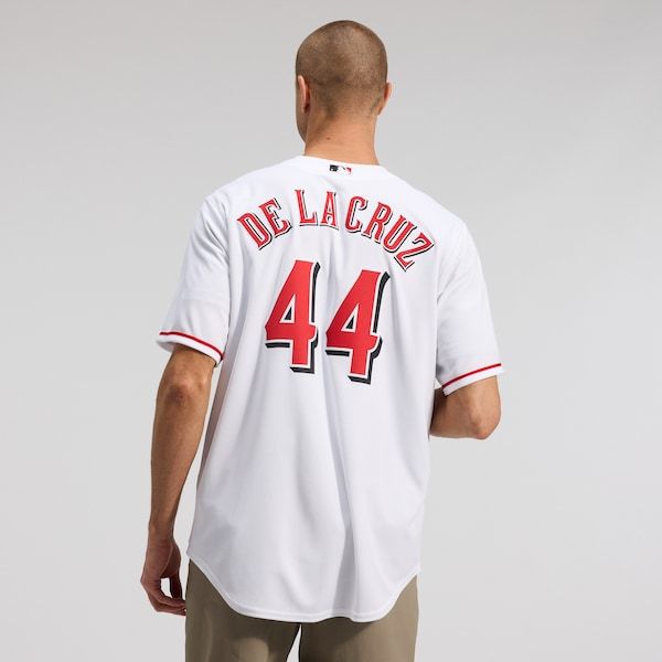 Custom Elly De La Cruz Cincinnati Reds Alternate 2 Replica Jersey White