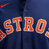 Custom Jose Altuve Houston Astros Alternate Limited Player Jersey Navy