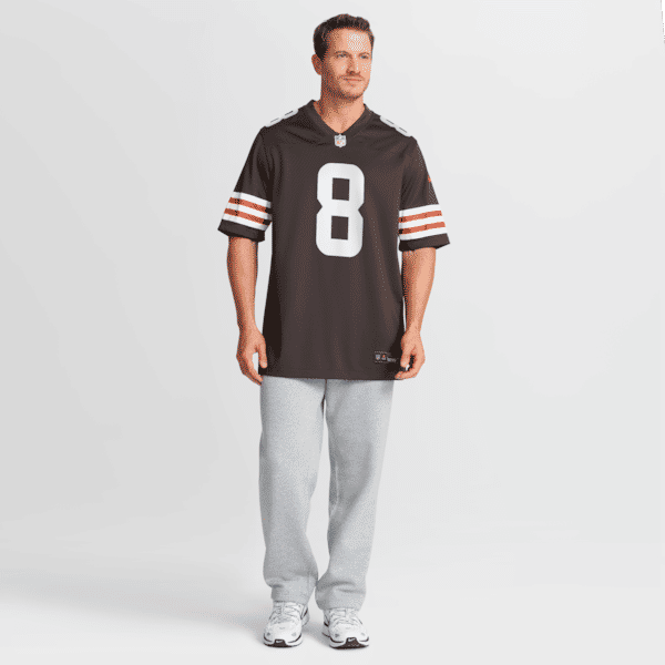 Custom Jared Verse Cleveland Browns Game Jersey Brown