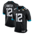 Custom Travis Hunter Jacksonville Jaguars Alternate Game Jersey Black