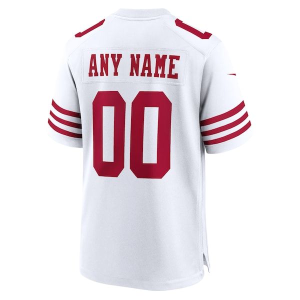 Custom San Francisco 49ers Custom Game Jersey White
