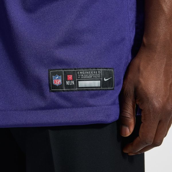 Custom Kyle Hamilton Baltimore Ravens Game Jersey Purple