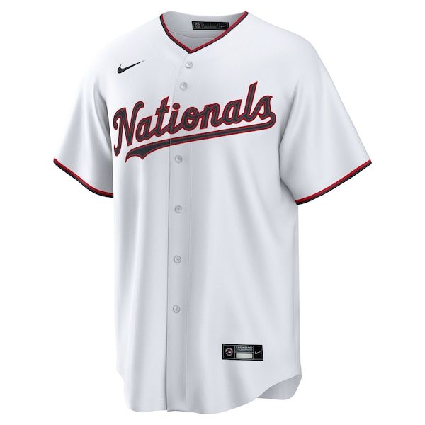 Custom Washington Nationals Home Custom Replica Jersey White