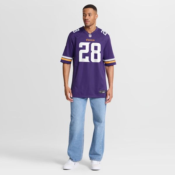 Custom Adrian Peterson Minnesota Vikings Game Jersey Purple