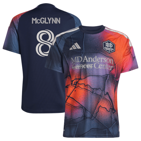 Customized Jack McGlynn Houston Dynamo FC 2026 Mission Control Replica Jersey Blue
