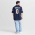 Custom Christian Gonzalez New England Patriots Game Jersey Navy