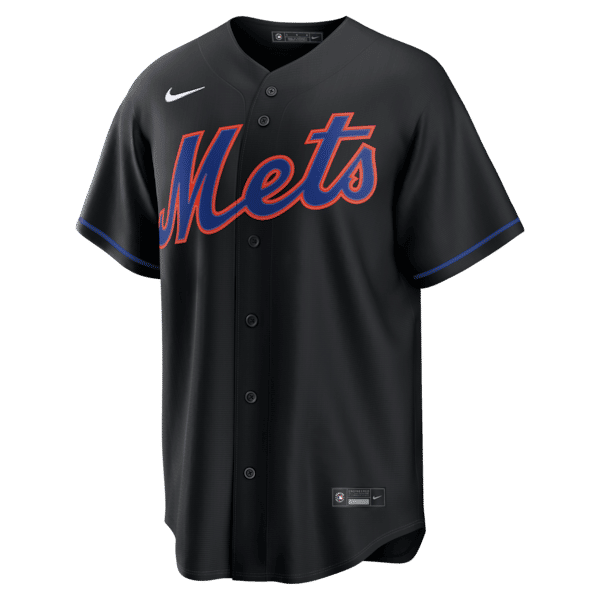 Custom Juan Soto New York Mets Alternate Replica Jersey Black