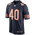 Custom Gale Sayers Chicago Bears Retired Player Game Jersey Navy