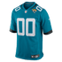 Custom Jacksonville Jaguars Custom Game Jersey Teal