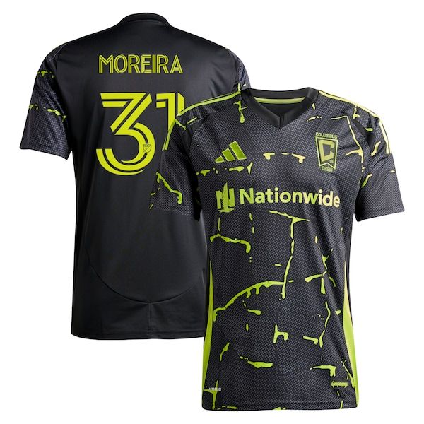 Customized Steven Moreira Columbus Crew 2025 The Goosebumps Kit Replica Jersey Black