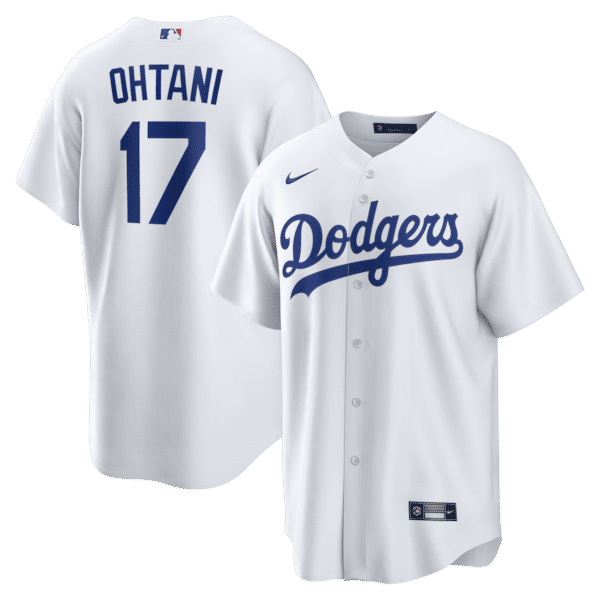Custom Shohei Ohtani Los Angeles Dodgers Home Replica Jersey White