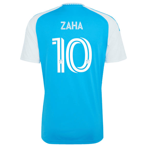 Customized Wilfried Zaha Charlotte FC 2026 Carolina Kit Crowns Up Replica Jersey Blue
