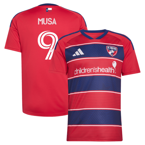 Customized Petar Musa FC Dallas 2026 DNA Kit Replica Jersey Red