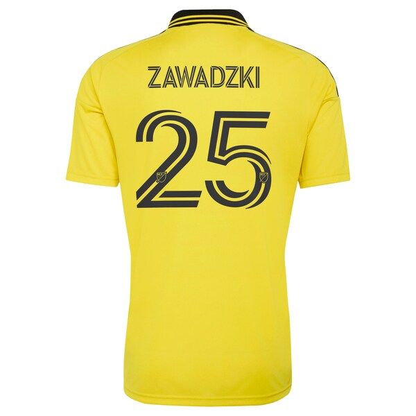 Customized Sean Zawadzki Columbus Crew 2026 Crafted for Excellence Kit Replica Jersey Yellow