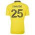 Customized Sean Zawadzki Columbus Crew 2026 Crafted for Excellence Kit Replica Jersey Yellow