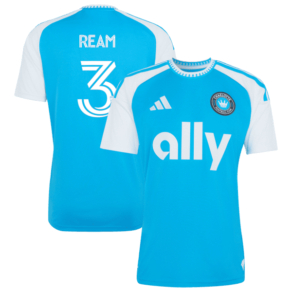 Customized Tim Ream Charlotte FC 2026 Carolina Kit Crowns Up Replica Jersey Blue
