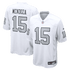 Custom Fernando Mendoza Las Vegas Raiders Game Jersey White