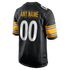 Custom Pittsburgh Steelers Custom Game Jersey Black