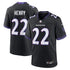 Custom Derrick Henry Baltimore Ravens Alternate Game Jersey Black