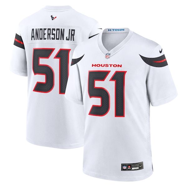 Custom Will Anderson Jr. Houston Texans Game Jersey White