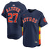 Custom Jose Altuve Houston Astros Alternate Limited Player Jersey Navy