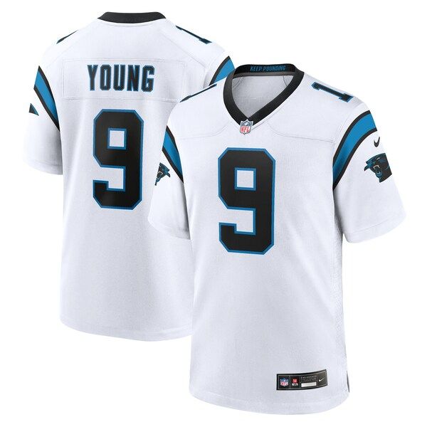 Custom Bryce Young Carolina Panthers Game Jersey White