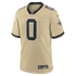 Custom Jordyn Tyson New Orleans Saints 2026 Draft Pick No. 8 Alternate Game Jersey Gold
