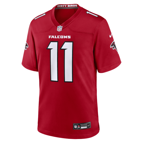 Custom Jalon Walker Atlanta Falcons Game Jersey Red