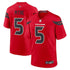 Custom Jalen Pitre Houston Texans Alternate Game Jersey Red