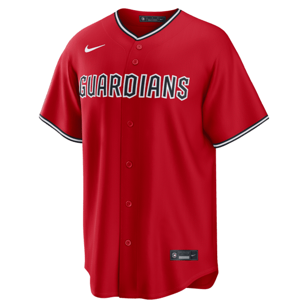 Custom Travis Bazzana Cleveland Guardians Alternate Replica Jersey Red