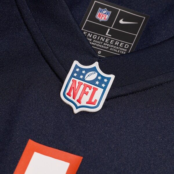 Custom Coby Bryant Chicago Bears Team Game Jersey Navy
