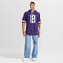 Custom Justin Jefferson Minnesota Vikings Game Jersey Purple