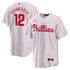 Custom Kyle Schwarber Philadelphia Phillies Home Replica Jersey White