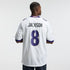 Custom Lamar Jackson Baltimore Ravens Game Jersey White