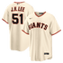 Custom Jung Hoo Lee San Francisco Giants Home Replica Jersey Cream
