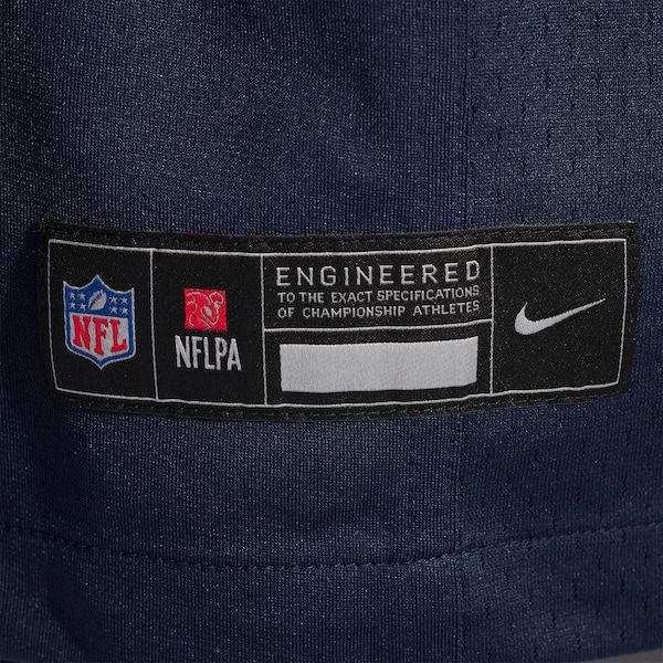 Custom Kyle Monangai Chicago Bears Team Game Jersey Navy