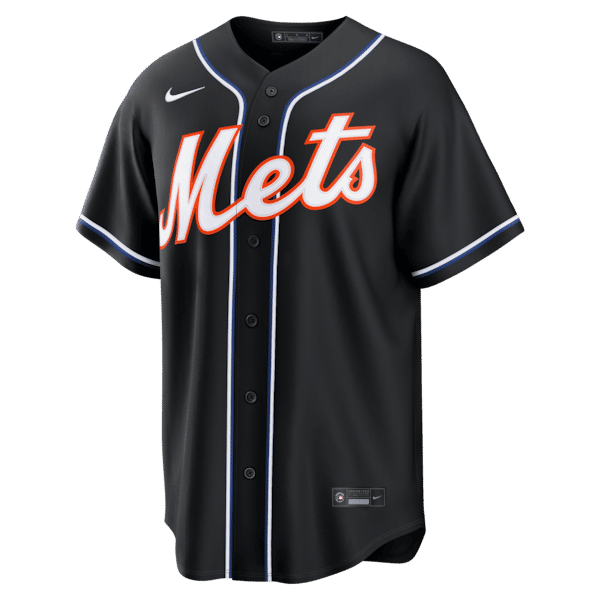 Custom Juan Soto New York Mets Alternate Replica Jersey Black