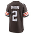Custom Shedeur Sanders Cleveland Browns Game Jersey Brown