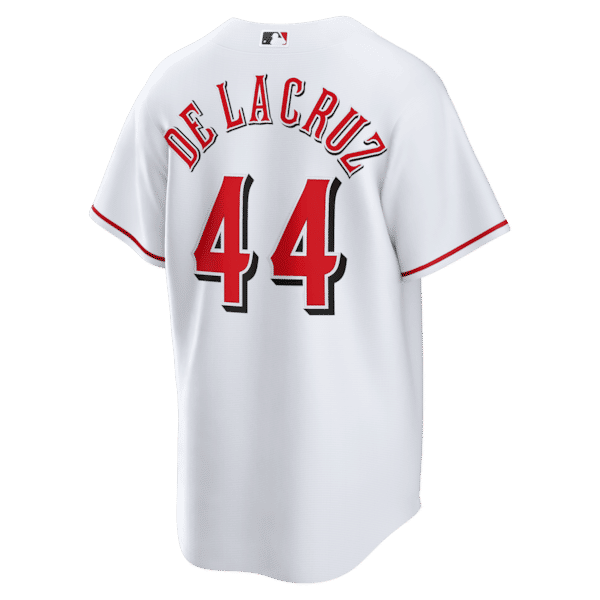 Custom Elly De La Cruz Cincinnati Reds Alternate 2 Replica Jersey White