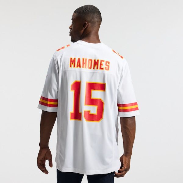 Custom Patrick Mahomes Kansas City Chiefs Game Jersey White