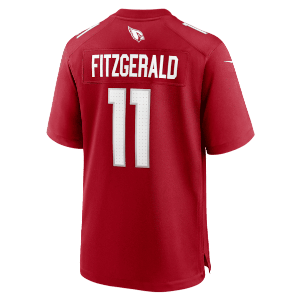 Custom Larry Fitzgerald Arizona Cardinals Team Retired Game Jersey Cardinal
