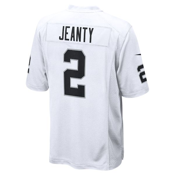 Custom Ashton Jeanty Las Vegas Raiders Game Jersey White