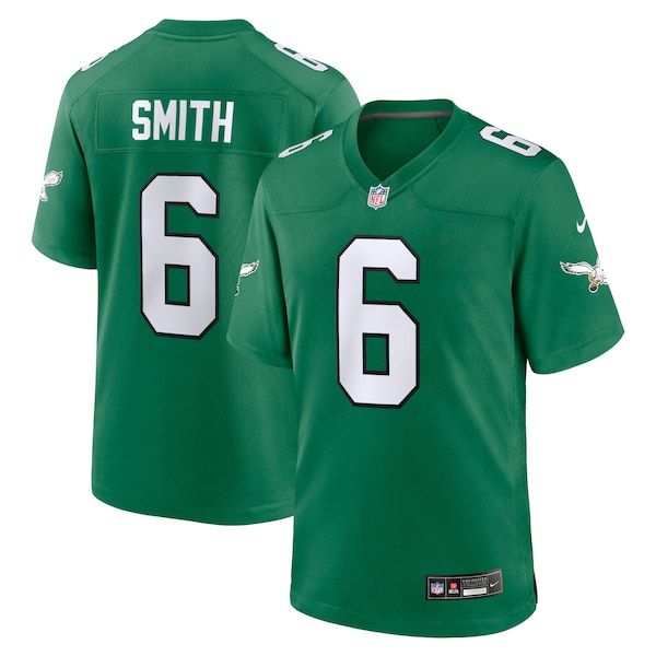 Custom DeVonta Smith Philadelphia Eagles Alternate Game Jersey Kelly Green
